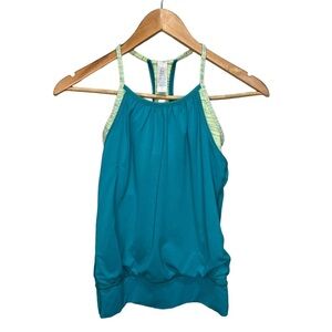 Lululemon Ivivva Green Tank Top Size 10